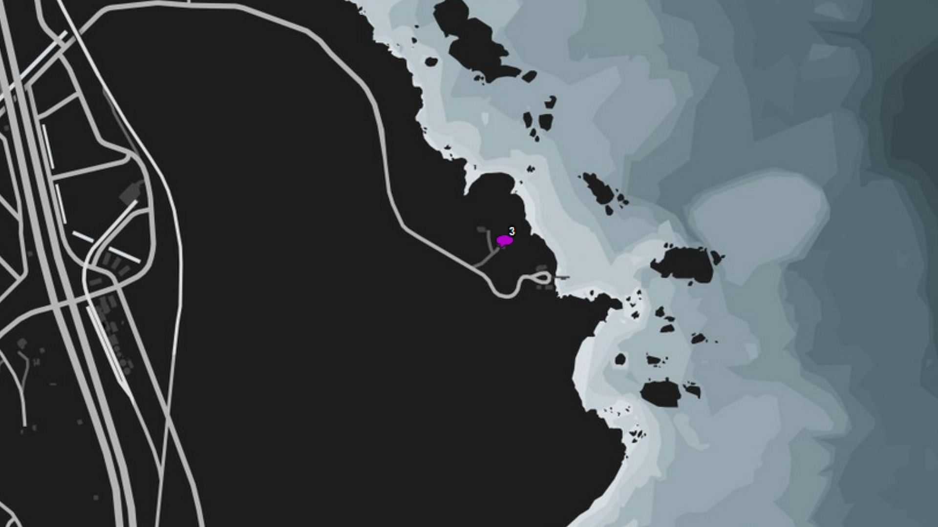 The exact coordinates of the third Drug Street Dealers GTA Online locations today (Image via Rockstar Games/GTAweb.au)v